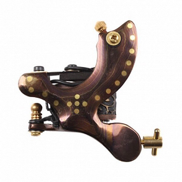Free Shipping Unique Authentic Handmade Damascus Tattoo Machine for Shader