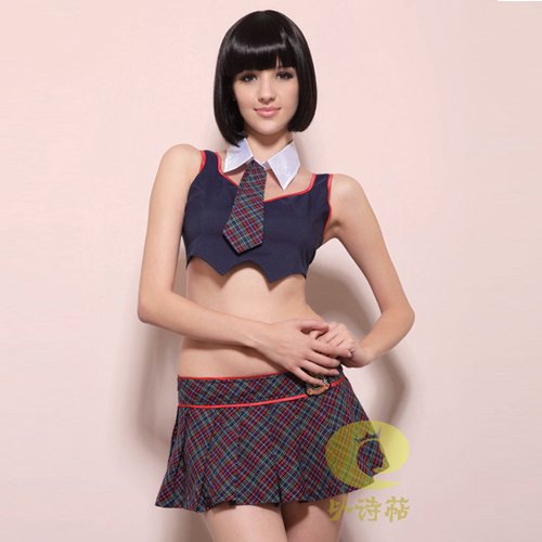 Brand Esther Sexy Uniforms/Costumes For School Free Shipping