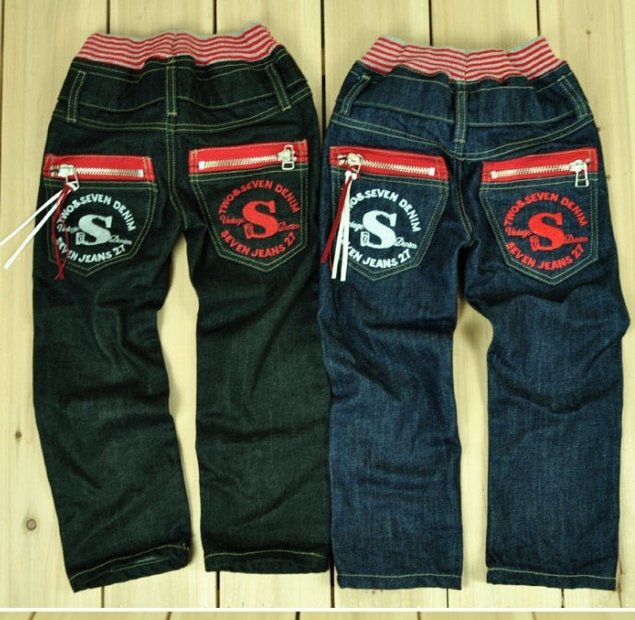 Free Shipping Children Clothing Kids Wear Denim Jeans Causal Pants 5piece