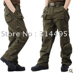 Free Shipping+Retail ! Men's Outdoor Military Pants / Outdoor Army Trousers ,100% Cotton (BK801)