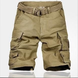 Free Shipping New Fashion & Casual Men's Shorts Overalls with Belts Wholesale or Retail S-XXL K1