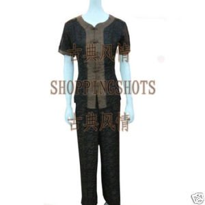 Chinese Clothing Outfit Pants Suit Cheongsam 080815 Co
