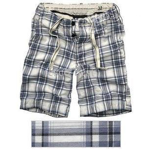 Short Pants #18 2011 Vogue Summer Damier Men's Cotton Shorts /beach Relax