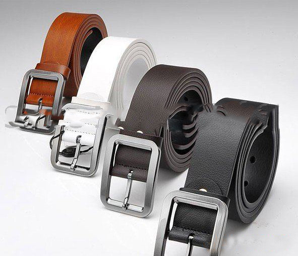 Free Shipping 4 Color Fashion Men's Leather Belts Cowhide Belts