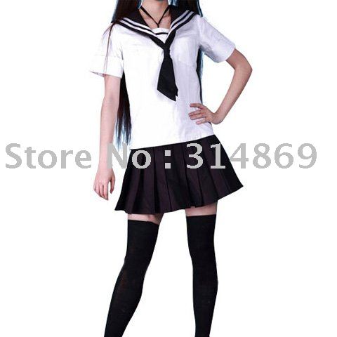 School Girl Cosplay Costume+Free Shipping