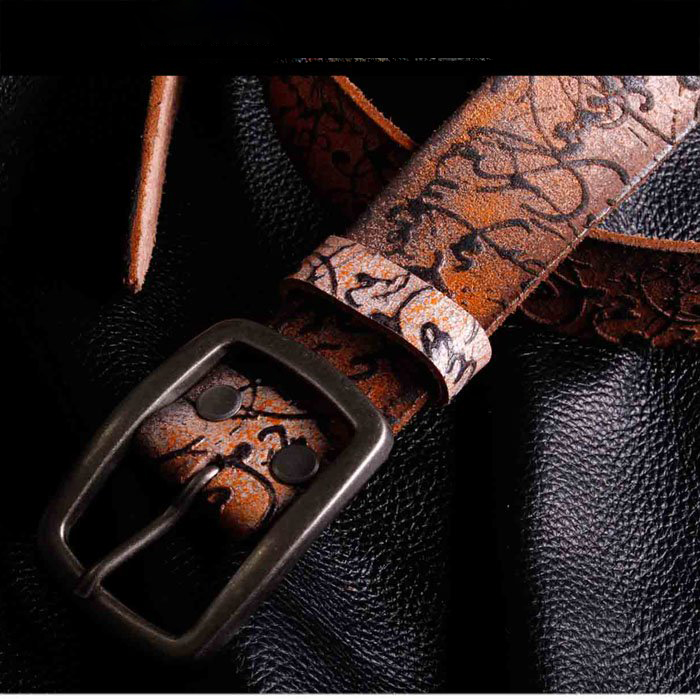 OLDCLAN Free Shipping - Best Sell - All Leather Belt - Wholesale Leather Belt FGB04052
