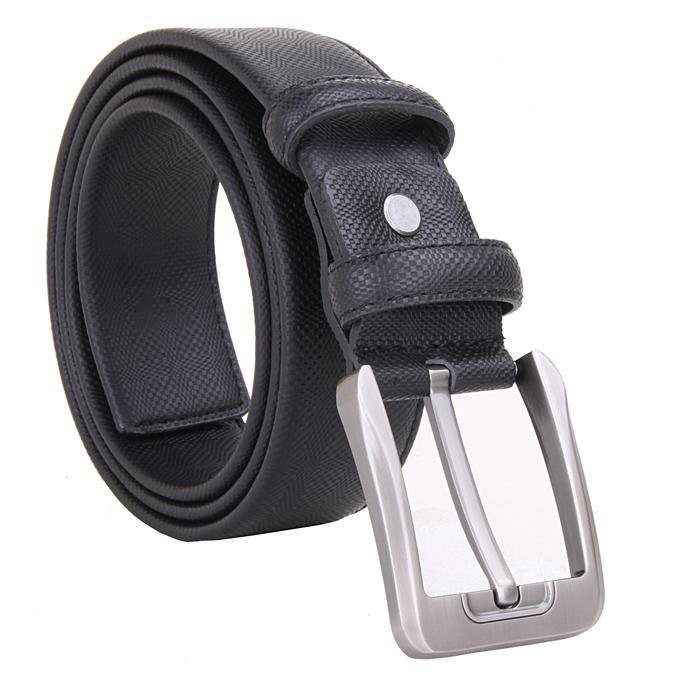 Hot Sale Black 100% GENUINE COW HIDE LEATHER Men's Jeans Belt,Alloy Pin Buckle Belt,high Quality,B015