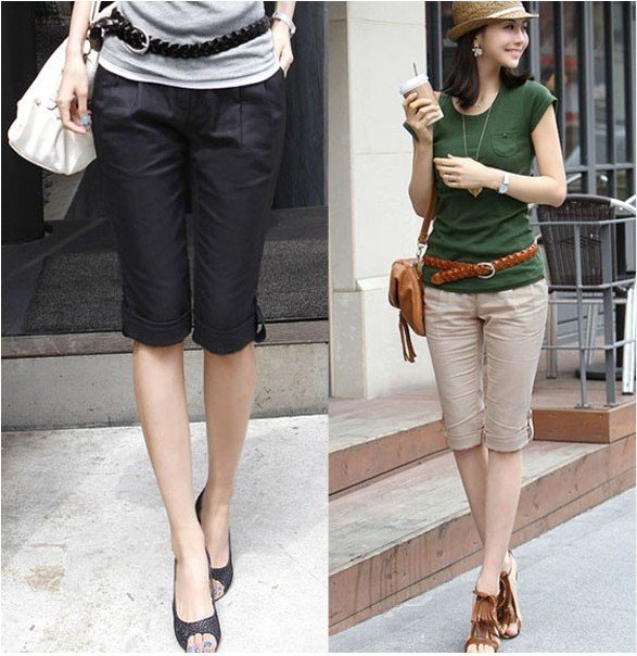 553 / New Fashion Ladies Shorts, 4-color, High-quality Cotton, Cheap Wholesale, Free Shipping