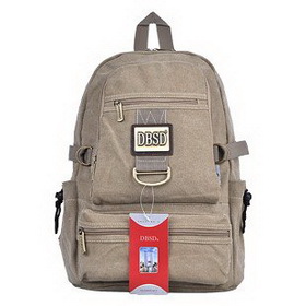 Hot Selling Free ShippingBrand Names of Cotton Canvas Leisure Sports Backpack