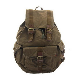 Hot Sale Free Shipping Genuine Leather Washed Canvas Bag/shoulder Bag/backpack Bag