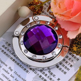 Fashion Rhinestone Bag Hanger 12pcs Wholesale / Free Shipping