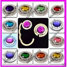 Free Shipping 50pcs/lot Folding Bag Hook, Folding Purse Hook, Bag Hanger 2010 New