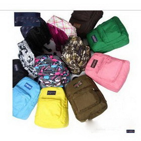 (10pcs/lot) Wholesale ! Jansport Backpacks 2010 New Fashion Women's Backpack 18 Colors 10pcs/lot