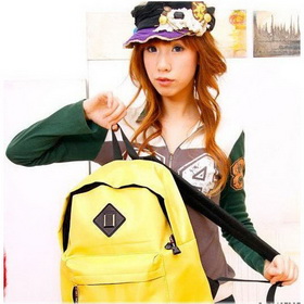 New Arrival Women's Fashion Hotsale Yellow Backpack ,wholesale