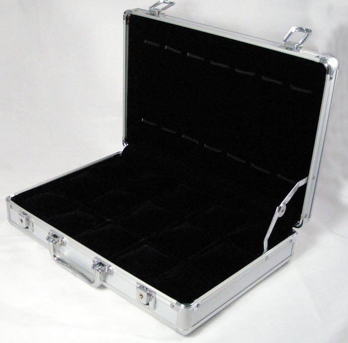Free Shiping Wholsale Watch Display Box-Watch Display Case Box Black Velvet ALW22