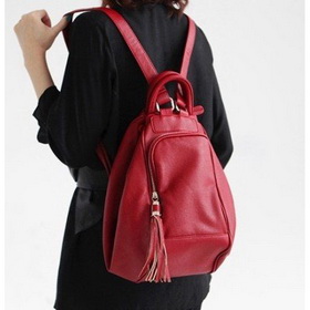 FREE Shipping Wholesale Retail PU Casual Shoulder Bag. School Bag. Backpack Brown 1060