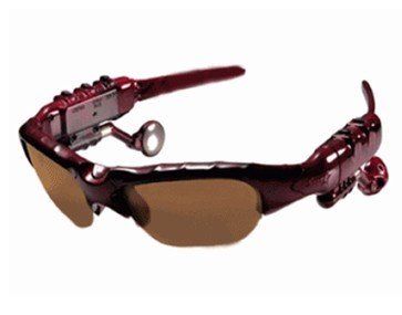 New Sunglasses 8GB Headset Mp3 +bluetooth+FMPlayer Sun Glass Sample + Free Shipping