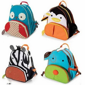 Wholesale Kids School Bag Backpack Zoo Bag Animal Design Backpack Free Shipping