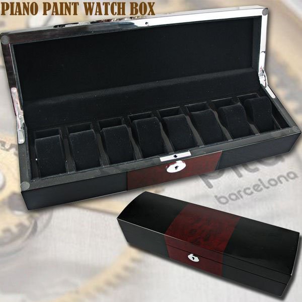 Fashion Piano Paint Wood Watch Display Packing Box