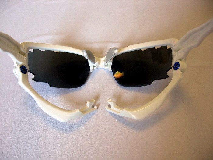 Top Quality Sport Sunglasses White Frame Ice Iridium Lens-2 Extra Pairs Exchangeable Lens-04-213-EMS Shipping-1PCS