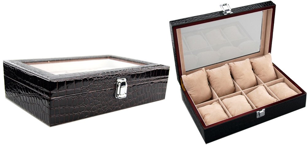 High Quality Superior PU Leahter Home Decoration Watch Box