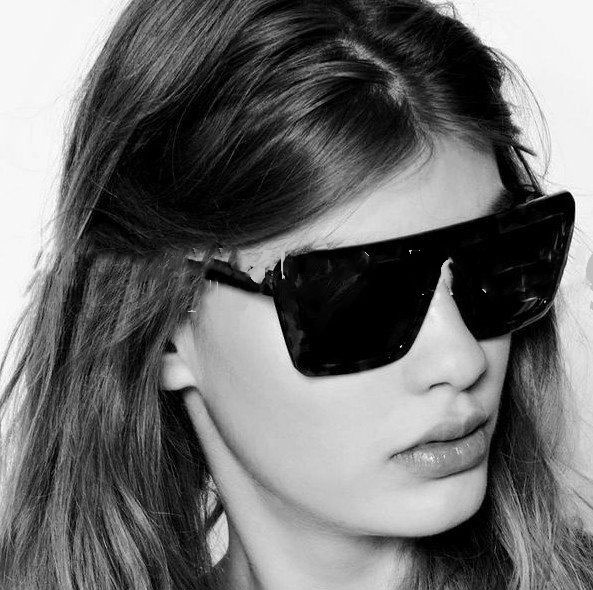 Euramerican Super Black Box Restoring Ancient Ways Straight Eaves Sunglasses Sunglasses Unisex 1025
