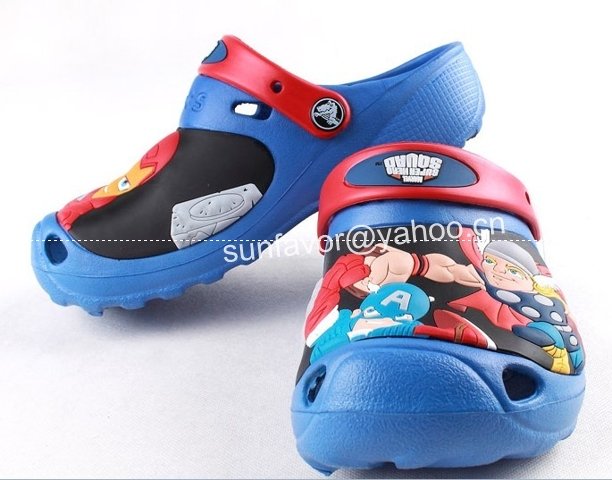2011 Lastest Crocs Avengers Custom Clog Kid Eva Shoes