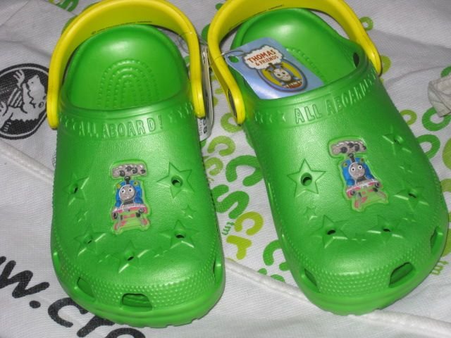 Cheap Original 2011 Lastest Crocs Thomas The Tank Engine Kids Eva Shoes