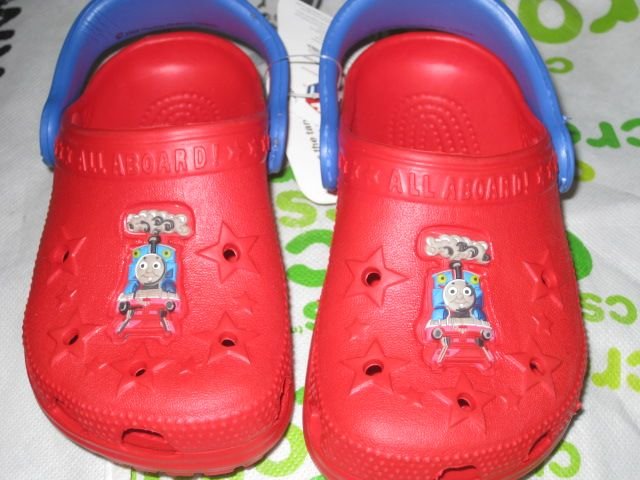 2011 Lastest CrocsThomas The Tank Engine Kids Eva Shoes