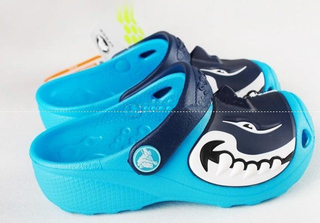 Cheap Original 2011 Lastest Crocs Shark Kid Eva Shoes