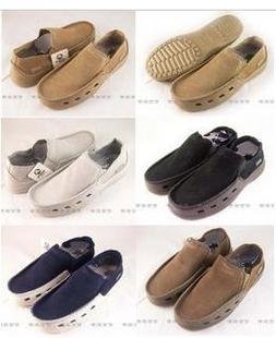 Original Genuine Crocs Beach Santa Cruz Clogs Leather Shoes