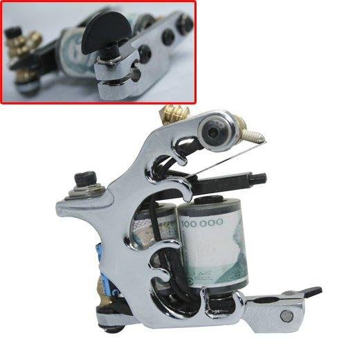 Stainless Steel Silve Sea Wave Tattoo Machine Guns