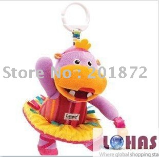 Lamaze Hippo Baby Crib Multi-education Infant Plush Rattle Toy