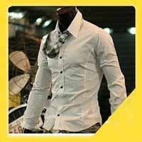 New Men's Cotton Casual Slim Fit Stylish Dress Shirts