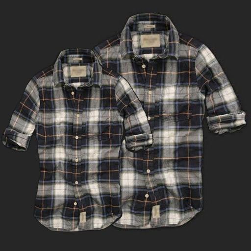 Stylish Check Pattern Short Sleeves Casual Design Men's Shirts