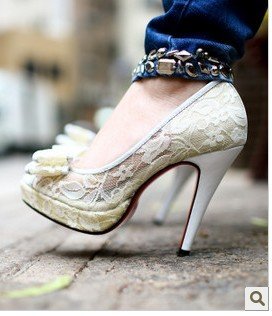 Top Quality High Heeled Fashion Lady's Bridal Shoes