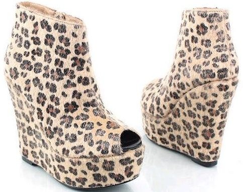 Fashion Korean Style Fish Head High Heels Bare Slope with Shoes