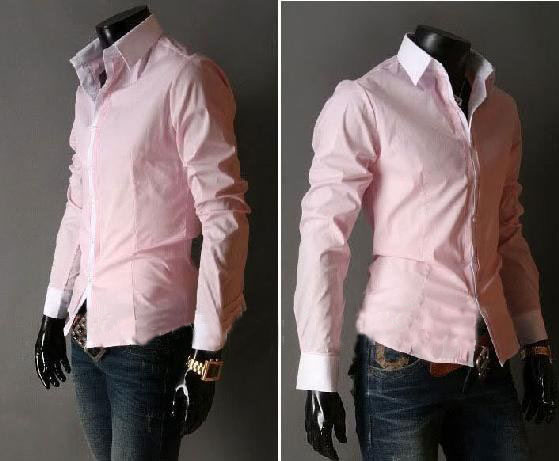 Men's Fashion Multi-colorCasual Slim Fit Stylish Long Sleeve Shirts