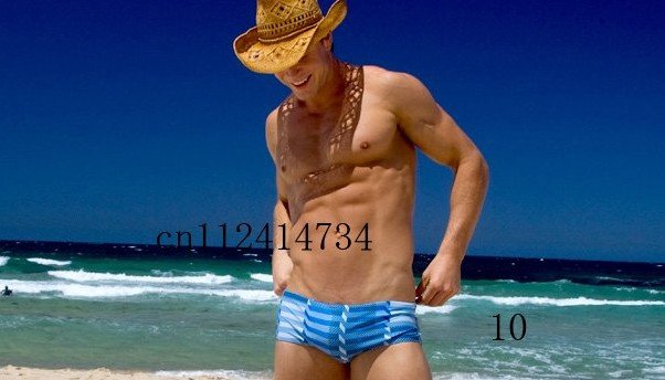 New Arrival Many Colors Men's 100% Polyester Sexy Swimwear Beachwear Underwear