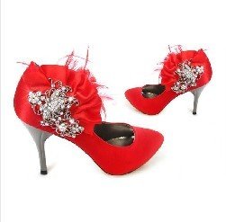 Free Shipping New Style Customization Wedding Satin Bridal Shoes