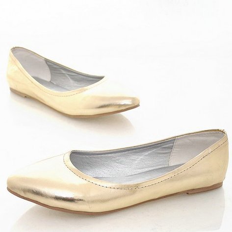 Womens Fashion Brand Dress Simple Classical Pointed Toe Flat Heel Ladies Shoes