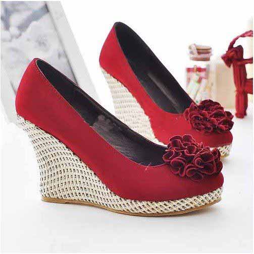 Sexy Fashion Competitive Price High Heel Wedge Shoes