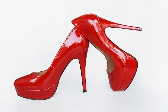Free Shipping New Deisigned Fashion Genuine Leather Red Sole Bridal Shoes