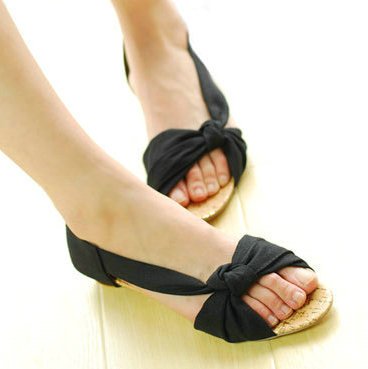 Cute Womens Cut Out Bow Flat Sandals Fashion Brand Dress Shoes New Arrivals Designer Shoes