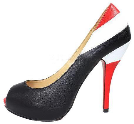 New Arrival Women's Fashion Dress Sexy High Heel Shoes Classical Peep Toe Platform