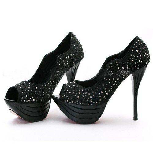 Fashion High Heel Sexy Stylish Lady Platform Shoes
