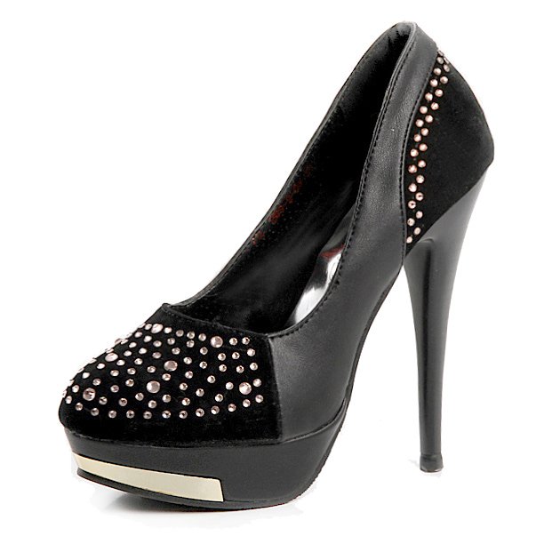 Extra-High Stiletto Heels Beads Head & Heelpiece Lady's Sandanls Dress Loafers