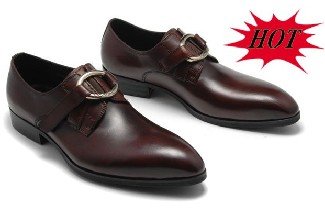 Brand Leather Dress Wedding Men's Loafers