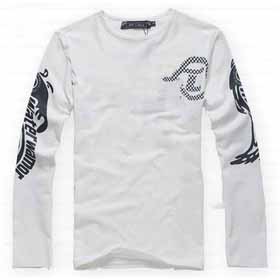 Counter Genuine Purified Cotton Printed Long Sleeve Men's T-Shirts