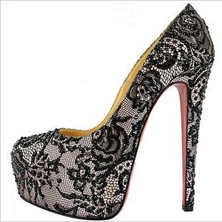 Style Platform Pumps Sexy Zebra Grain Shoes